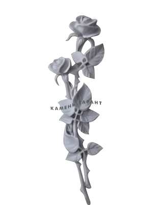 Декоративный барельеф с изображением роз